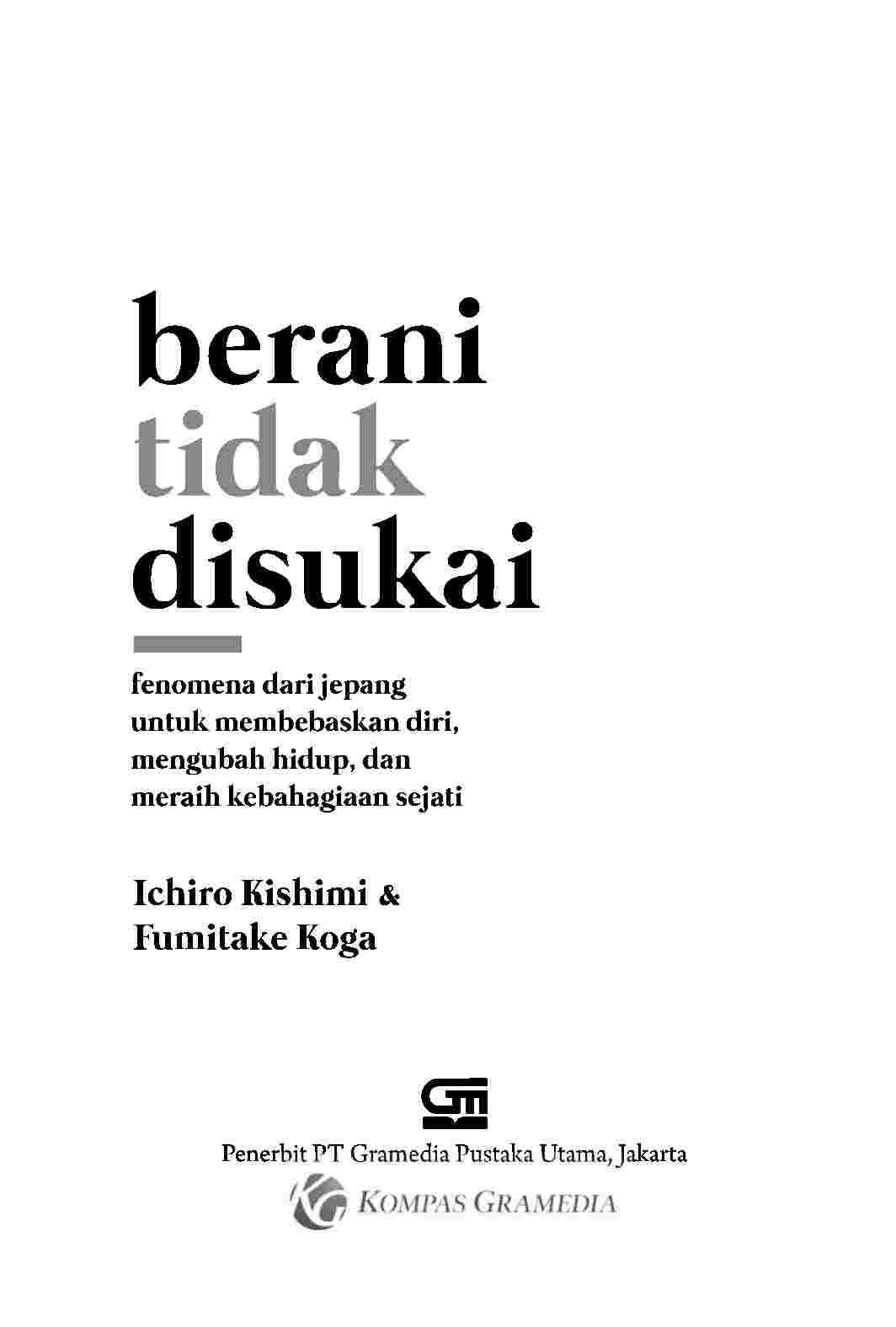 berani-tidak-disukai