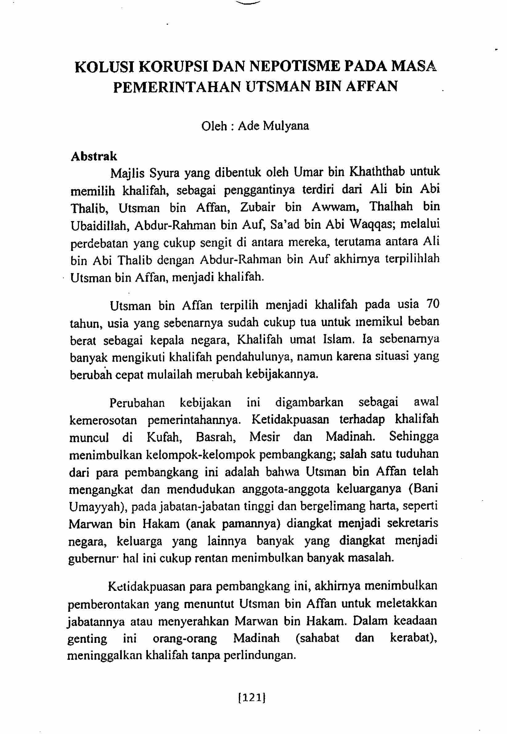 korupsi-pada-masa-khalifah-usman
