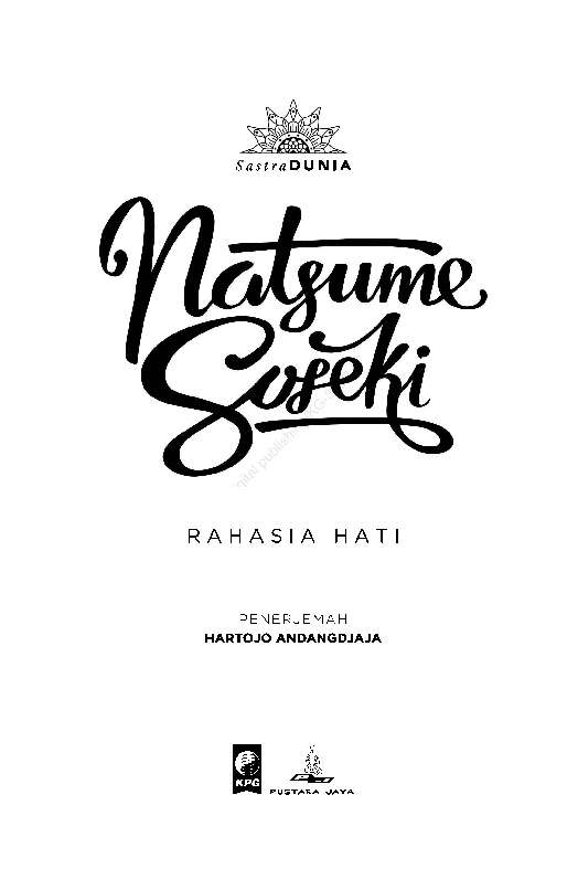 rahasia-hati-by-natsume-soseki