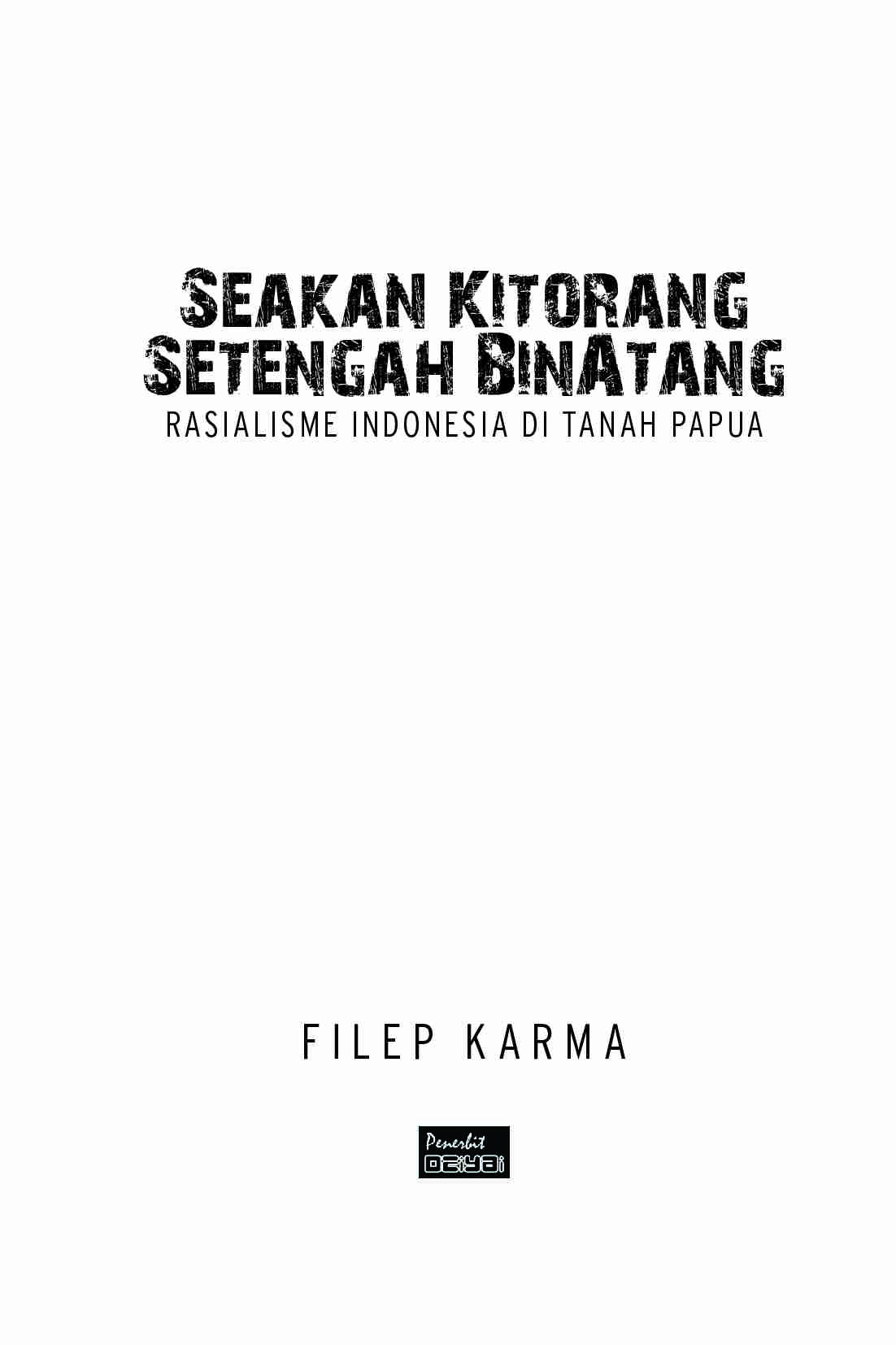 seakan-kitorang-setengah-binatang