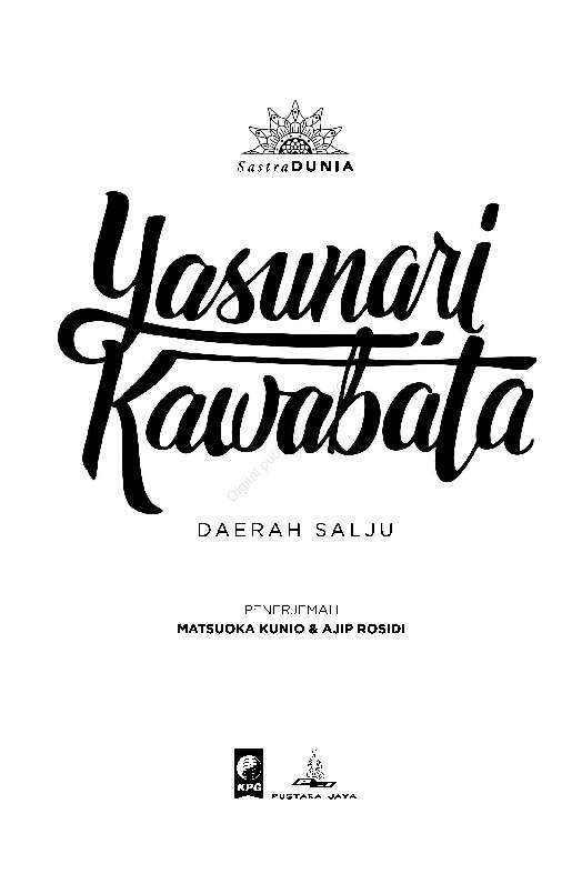 seri-sastra-dunia-daerah-salju-yukiguni-the-snow-country-by-yasunari-kawabata-ajip-rosidi