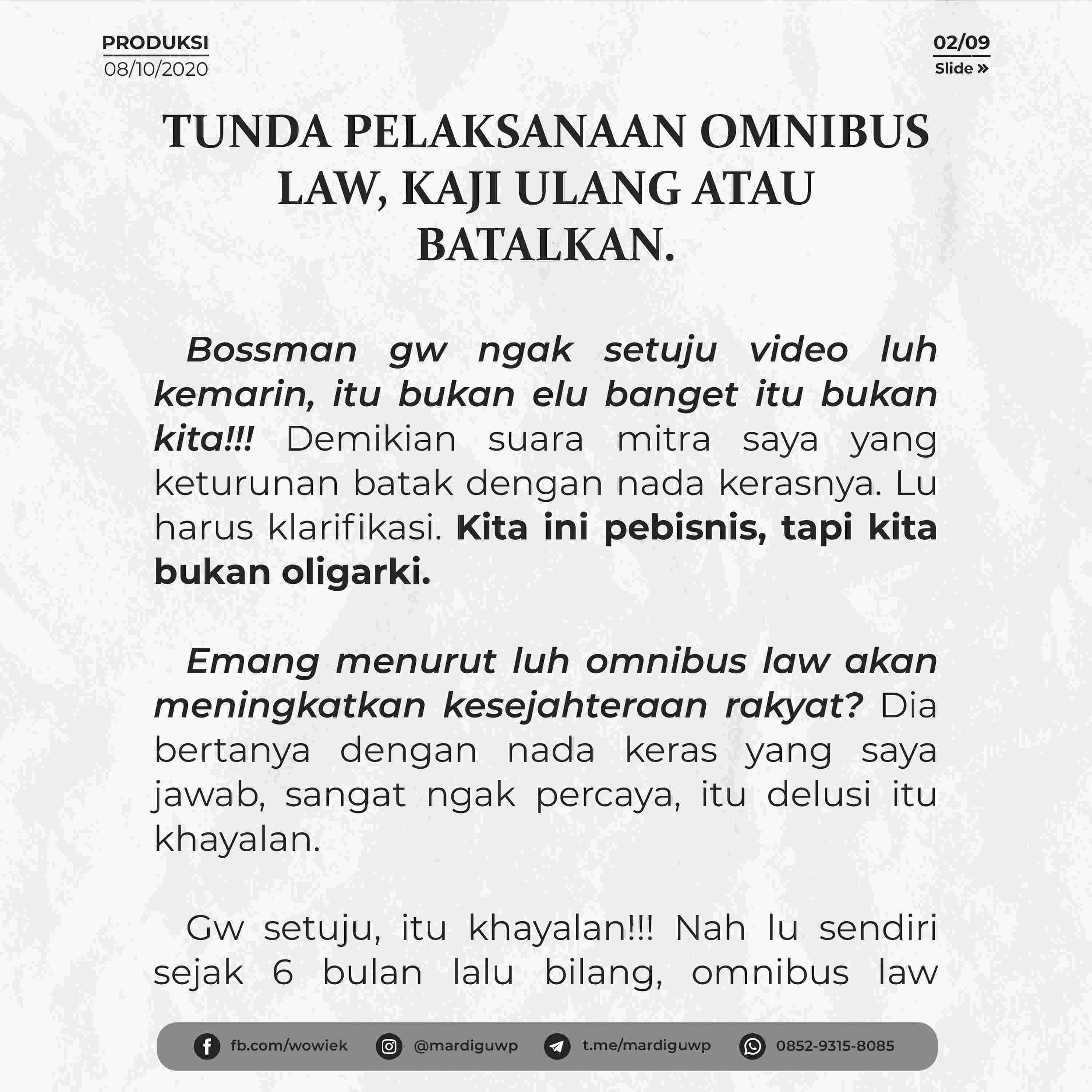 tunda-pelaksanaan-omnibus-law,-kaji-ulang-atau-batalkan